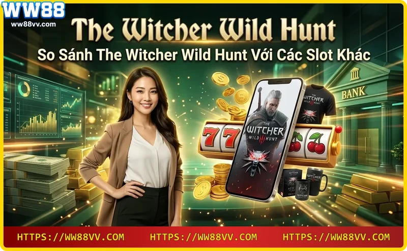 So sánh The Witcher Wild Hunt slot với các game nổ hũ khác