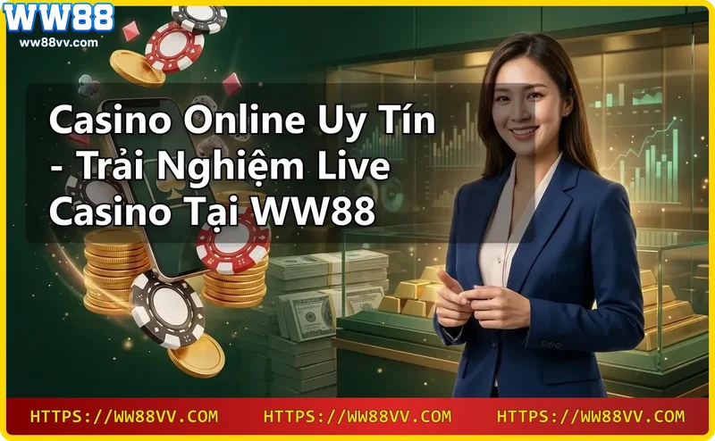 Trải nghiệm live casino chân thực với dealer chuyên nghiệp