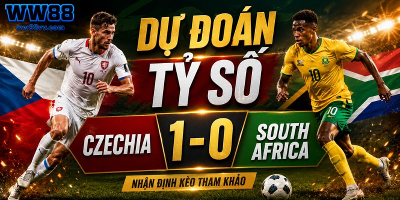 Dự đoán tỷ số Czechia vs South Africa